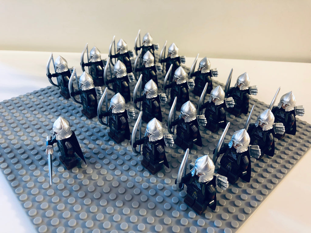 LOTR Gondor Light Archers Infantry Army 21 Minifigures Set