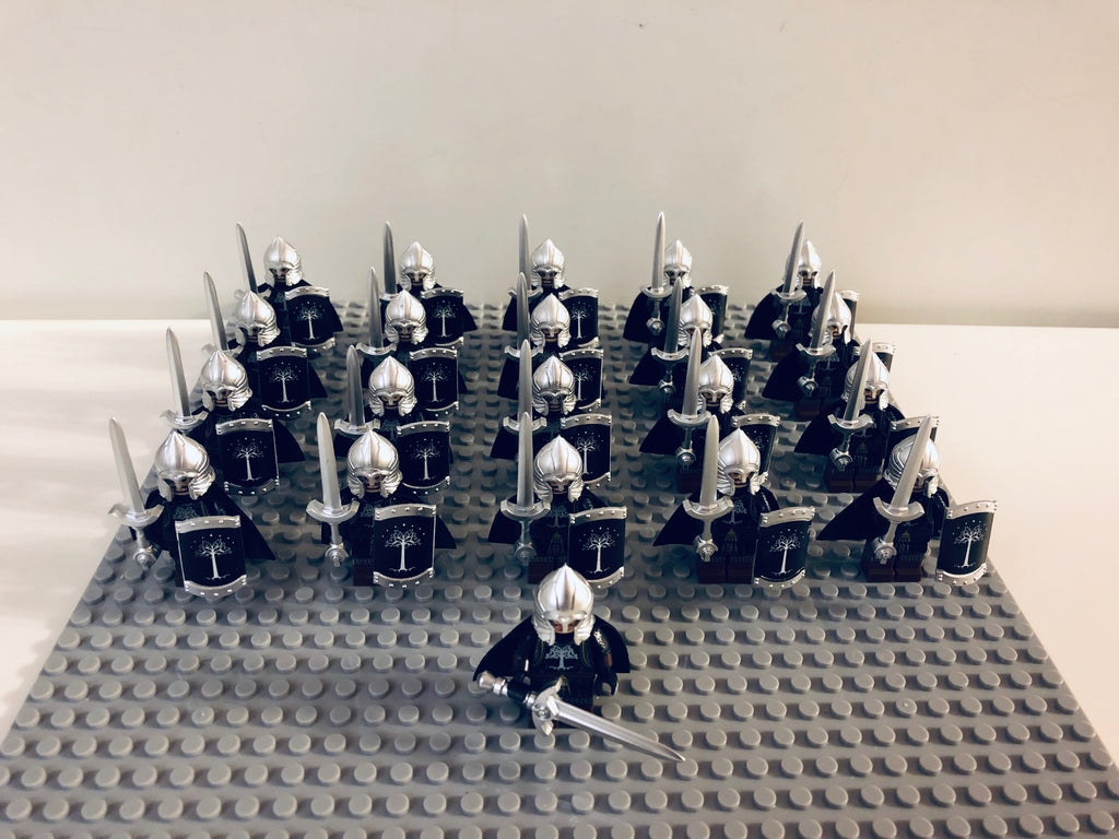 LOTR Gondor Light Sword Infantry Army 21 Minifigures Set