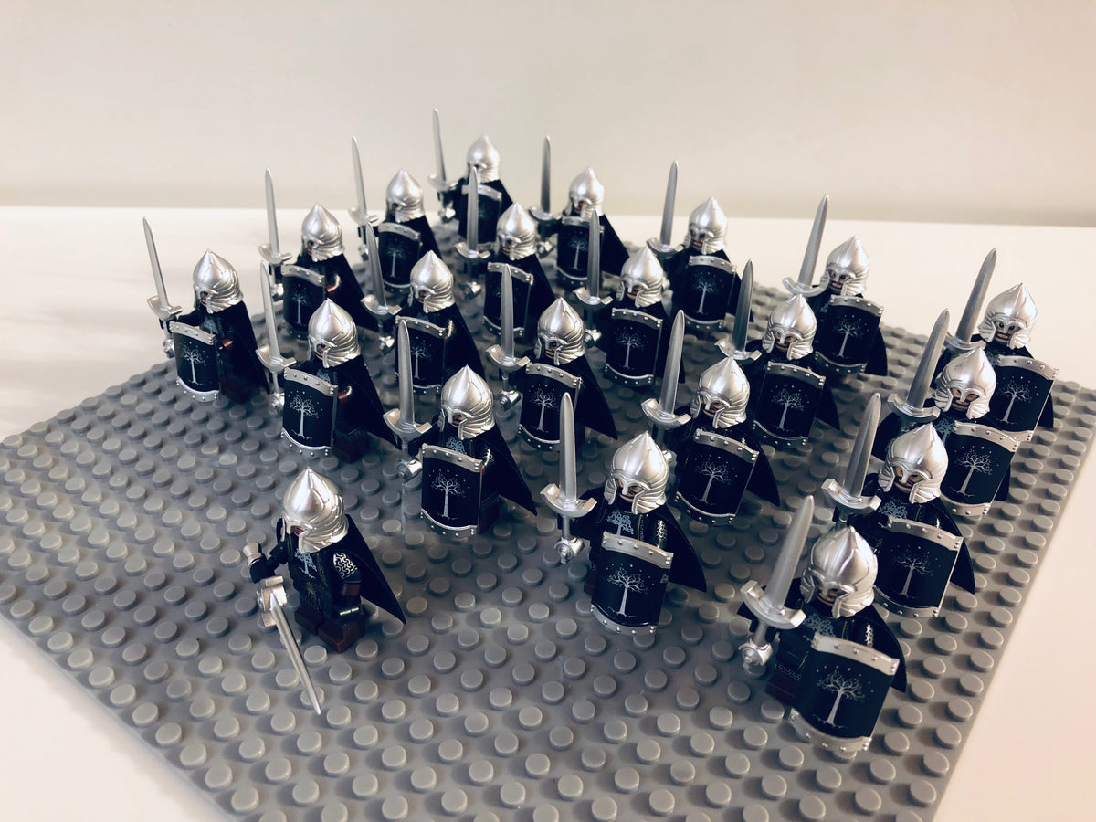 LOTR Gondor Light Sword Infantry Army 21 Minifigures Set