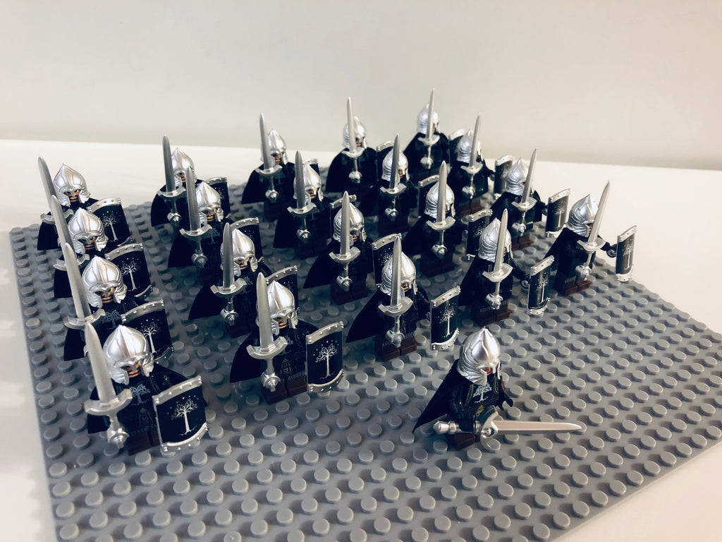 LOTR Gondor Light Sword Infantry Army 21 Minifigures Set