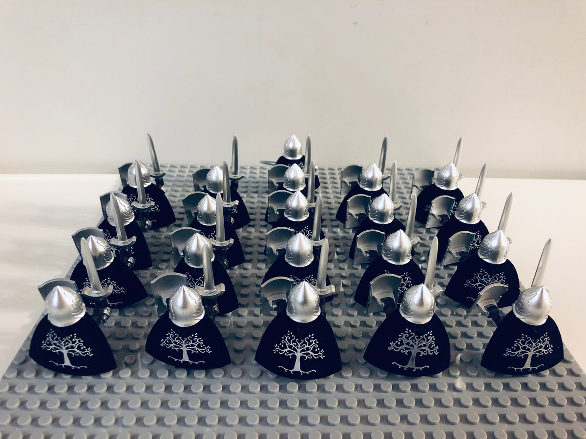 LOTR Gondor Light Sword Infantry Army 21 Minifigures Set