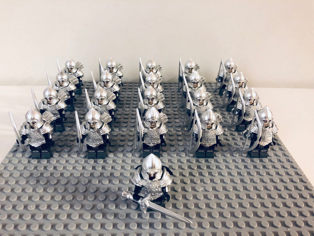 LOTR Gondor Heavy Archers Infantry Army 21 Minifigures Set