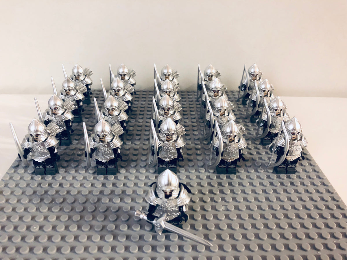 LOTR Gondor Heavy Archers Infantry Army 21 Minifigures Set