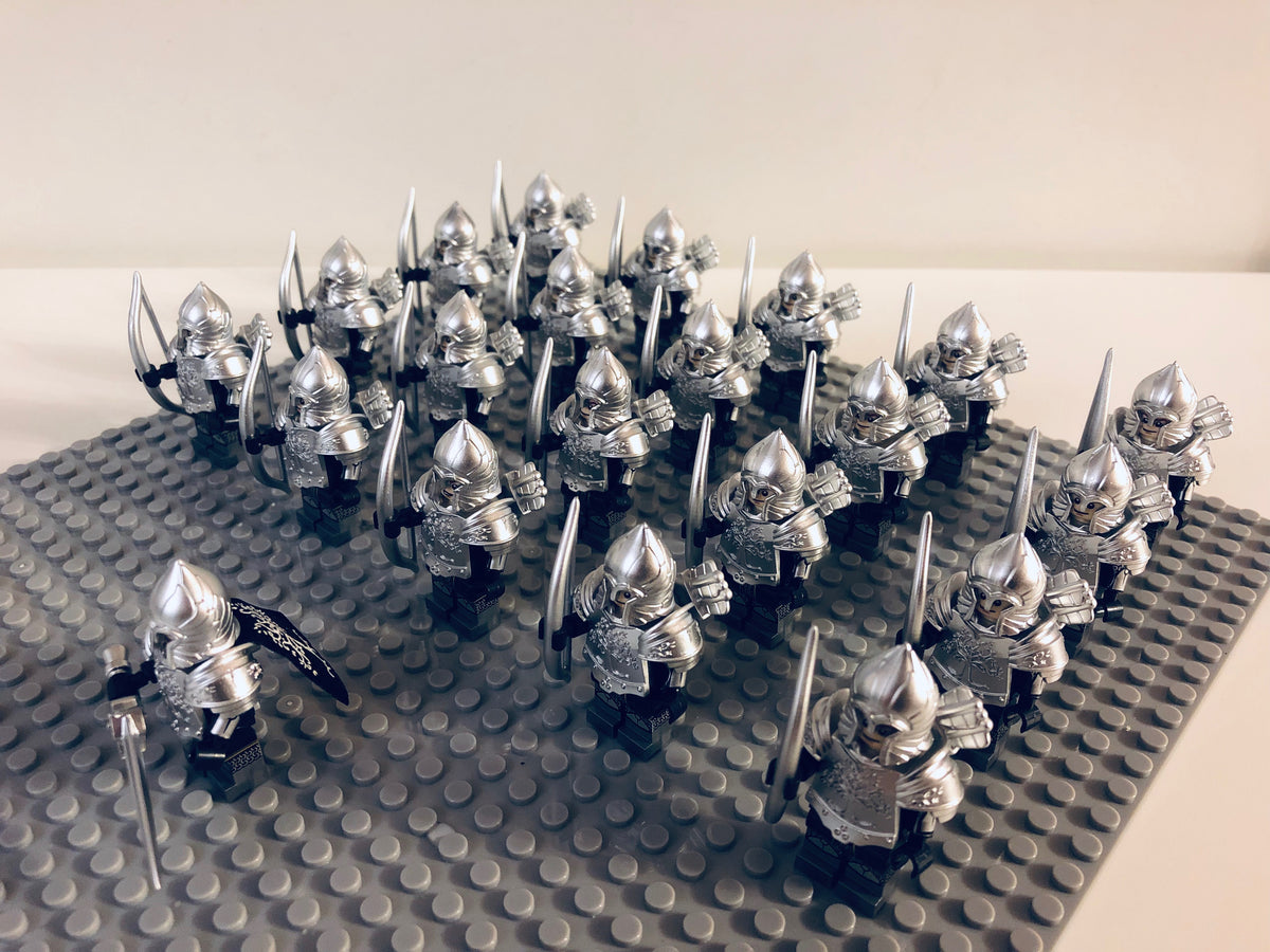 LOTR Gondor Heavy Archers Infantry Army 21 Minifigures Set