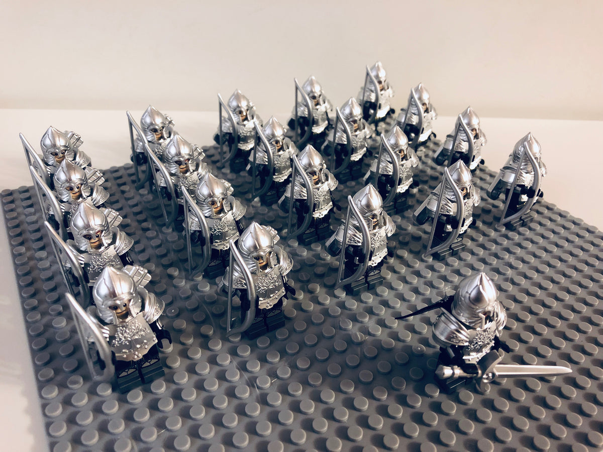 LOTR Gondor Heavy Archers Infantry Army 21 Minifigures Set