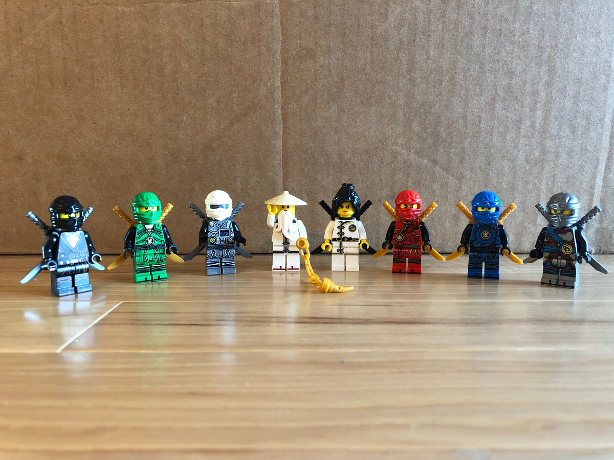 Ninjago Original Season 1 Custom 8pcs Minifigures Set