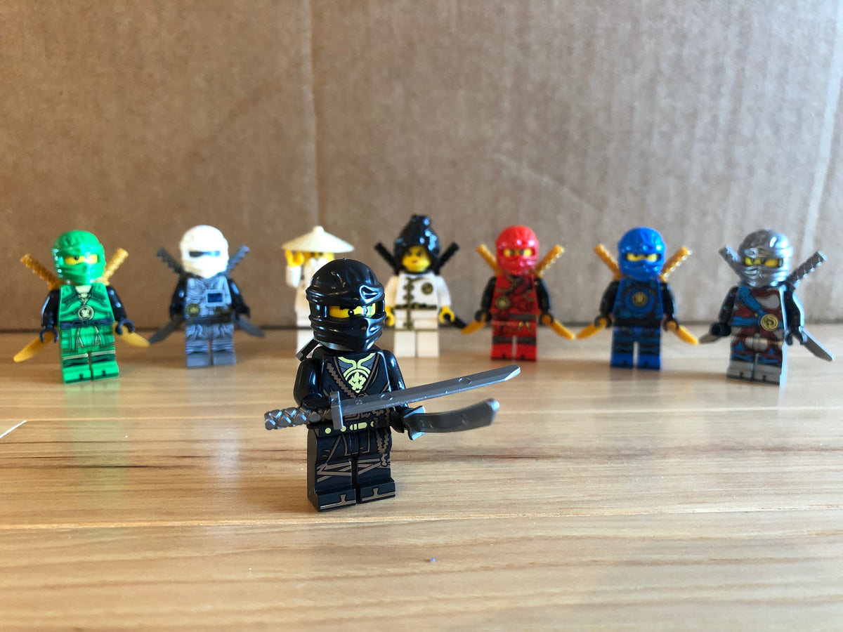 Ninjago Original Season 1 Custom 8pcs Minifigures Set