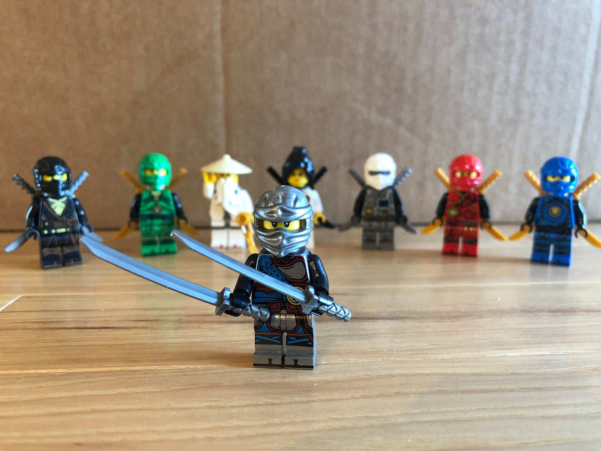 Ninjago Original Season 1 Custom 8pcs Minifigures Set