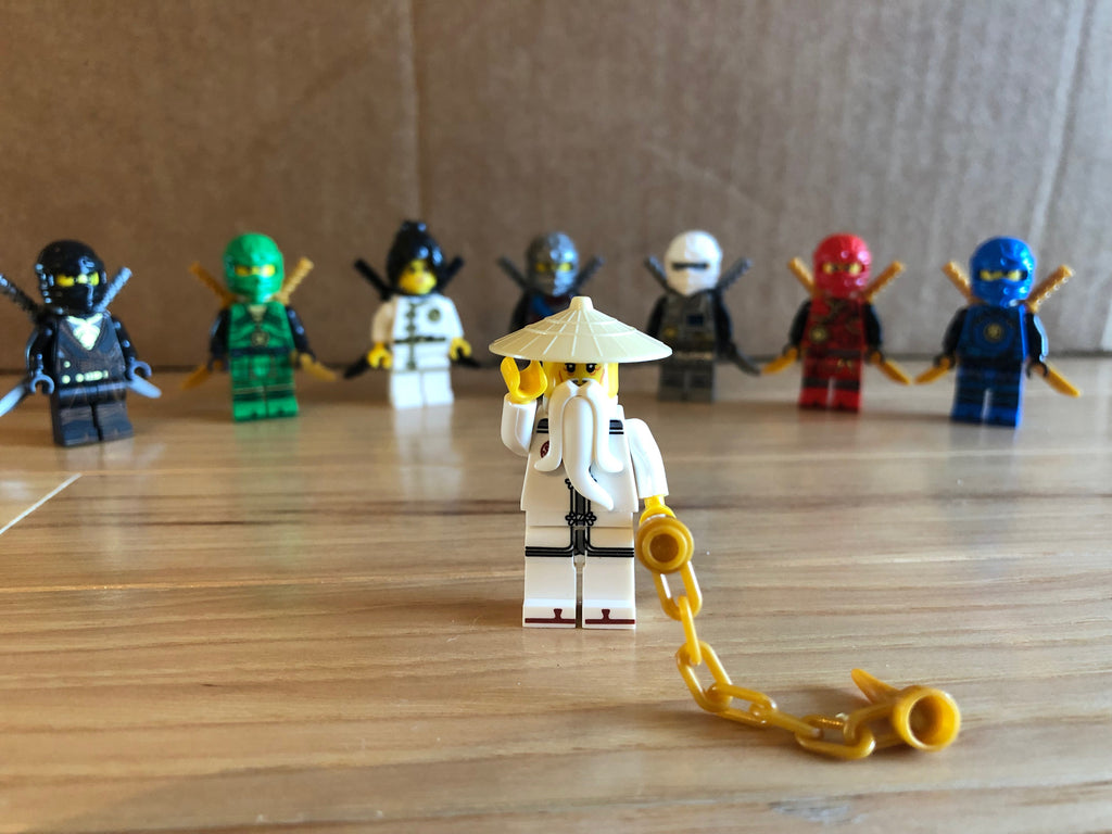 Ninjago Original Season 1 Custom 8pcs Minifigures Set