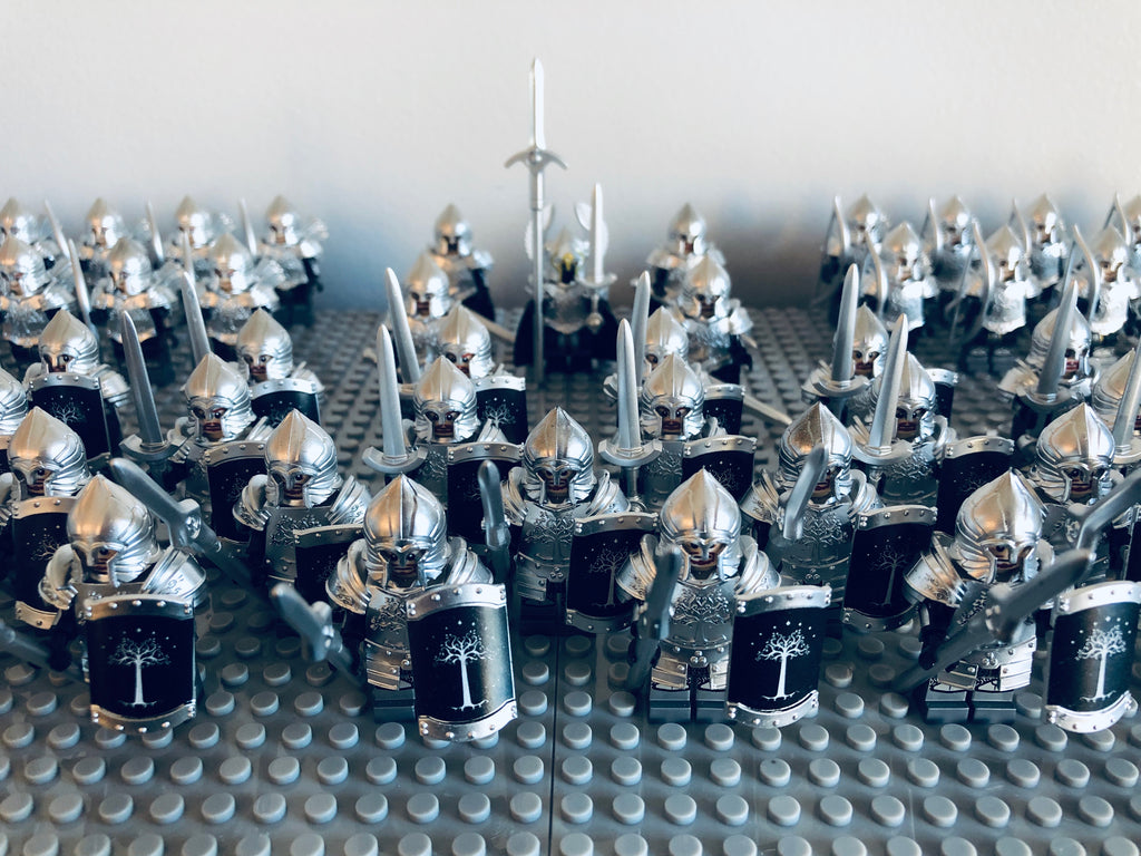 LOTR Gondor Heavy Battalion Infantry Army Set 61 Minifigures Set