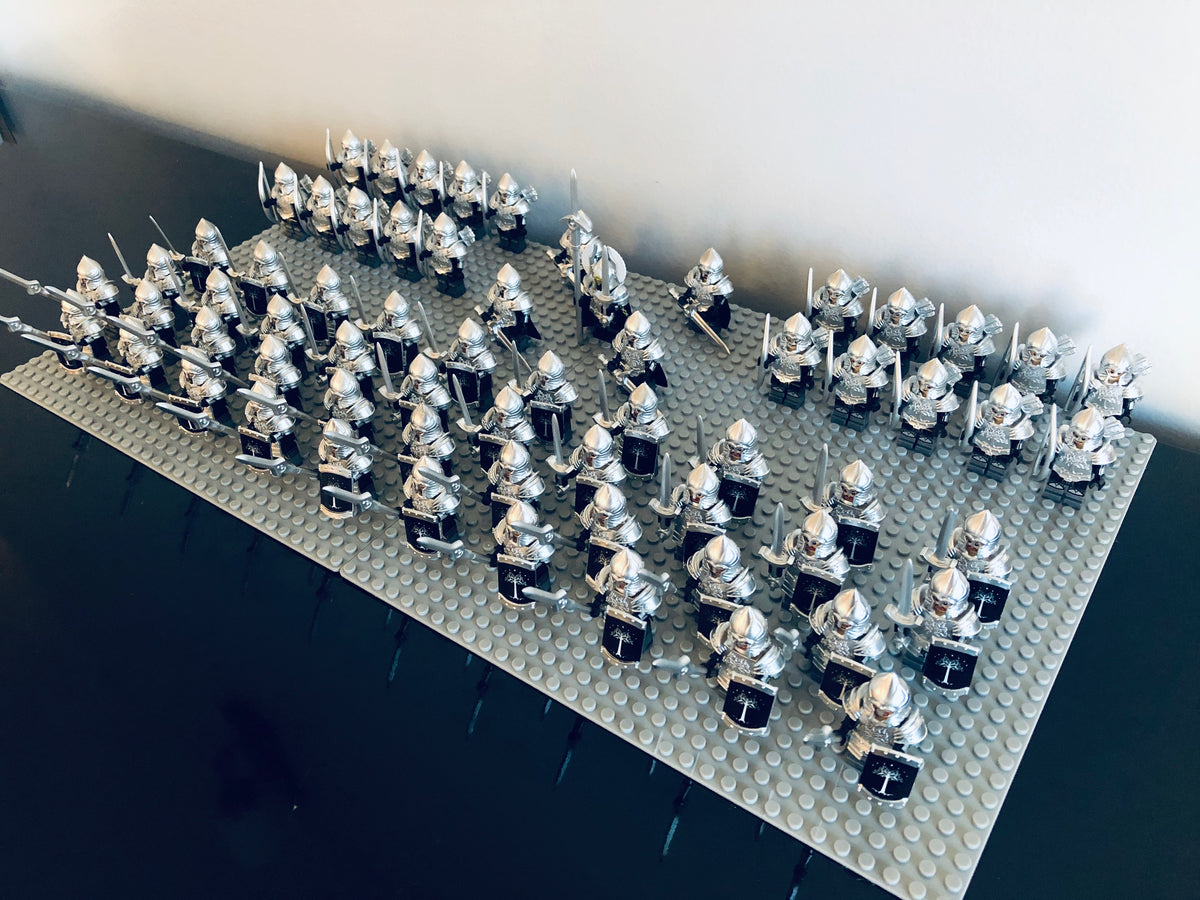 LOTR Gondor Heavy Battalion Infantry Army Set 61 Minifigures Set