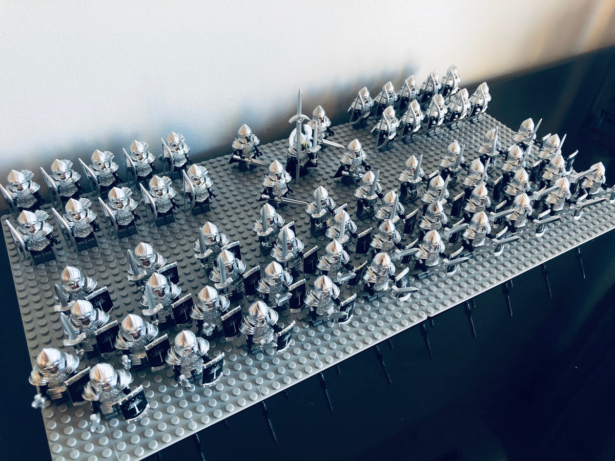 LOTR Gondor Heavy Battalion Infantry Army Set 61 Minifigures Set