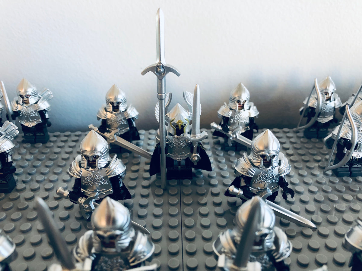 LOTR Gondor Heavy Battalion Infantry Army Set 61 Minifigures Set