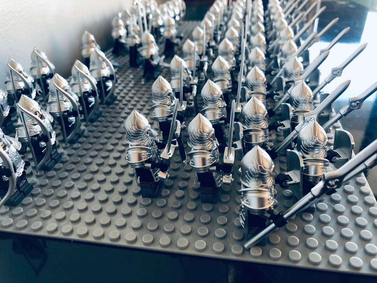 LOTR Gondor Heavy Battalion Infantry Army Set 61 Minifigures Set