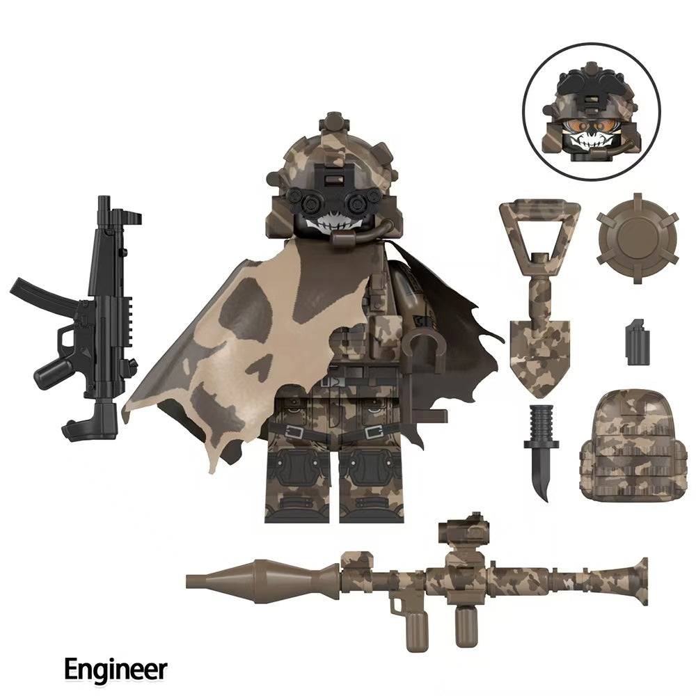 Special Forces Army Commandos Variations Custom Minifigures + Accessories 2