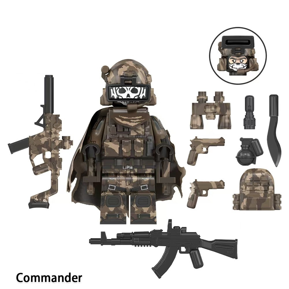 Special Forces Army Commandos Variations Custom Minifigures + Accessories 2