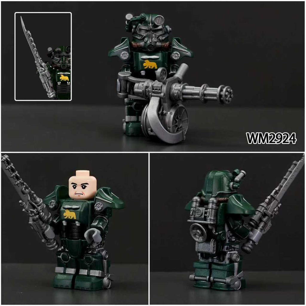 Fallout Power Armor Assortment Custom Minifigures WM