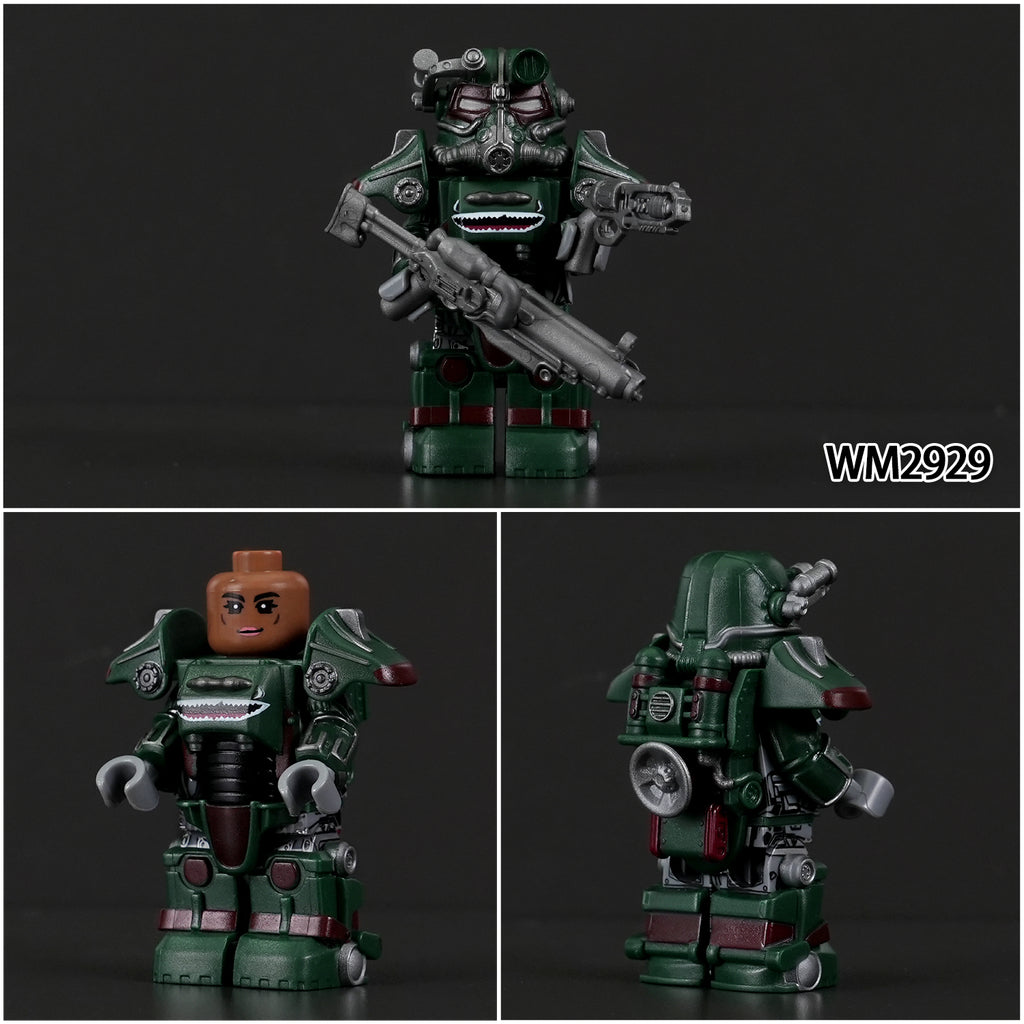 Fallout Power Armor Assortment Custom Minifigures WM