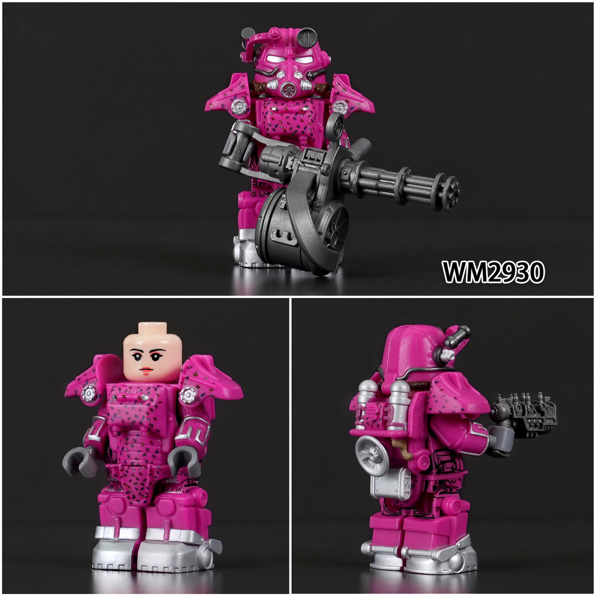 Fallout Power Armor Assortment Custom Minifigures WM