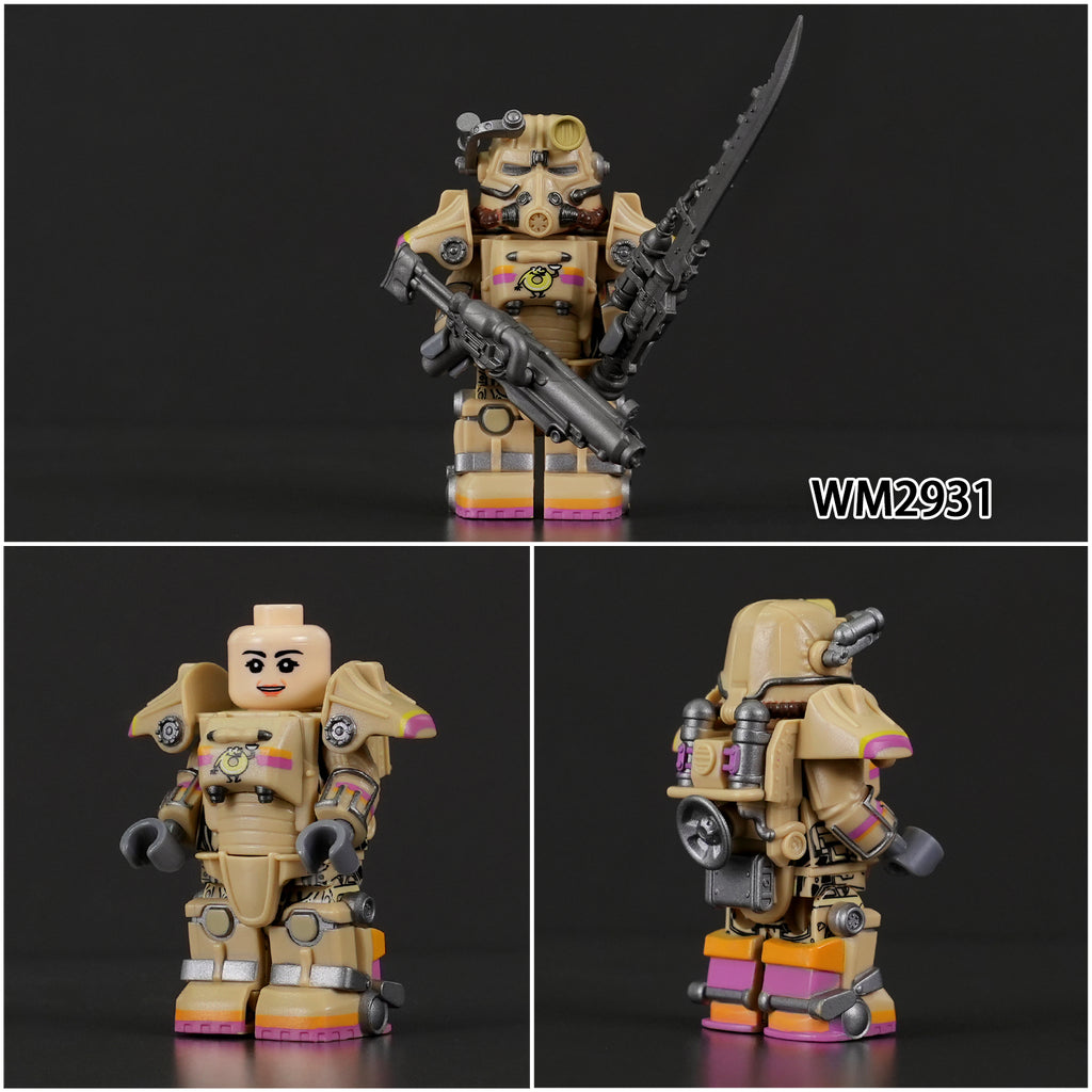 Fallout Power Armor Assortment Custom Minifigures WM