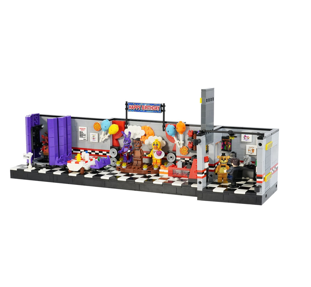 Five Nights at Freddy's Midnight Bear Stage Custom MOC Building Set 1140pcs