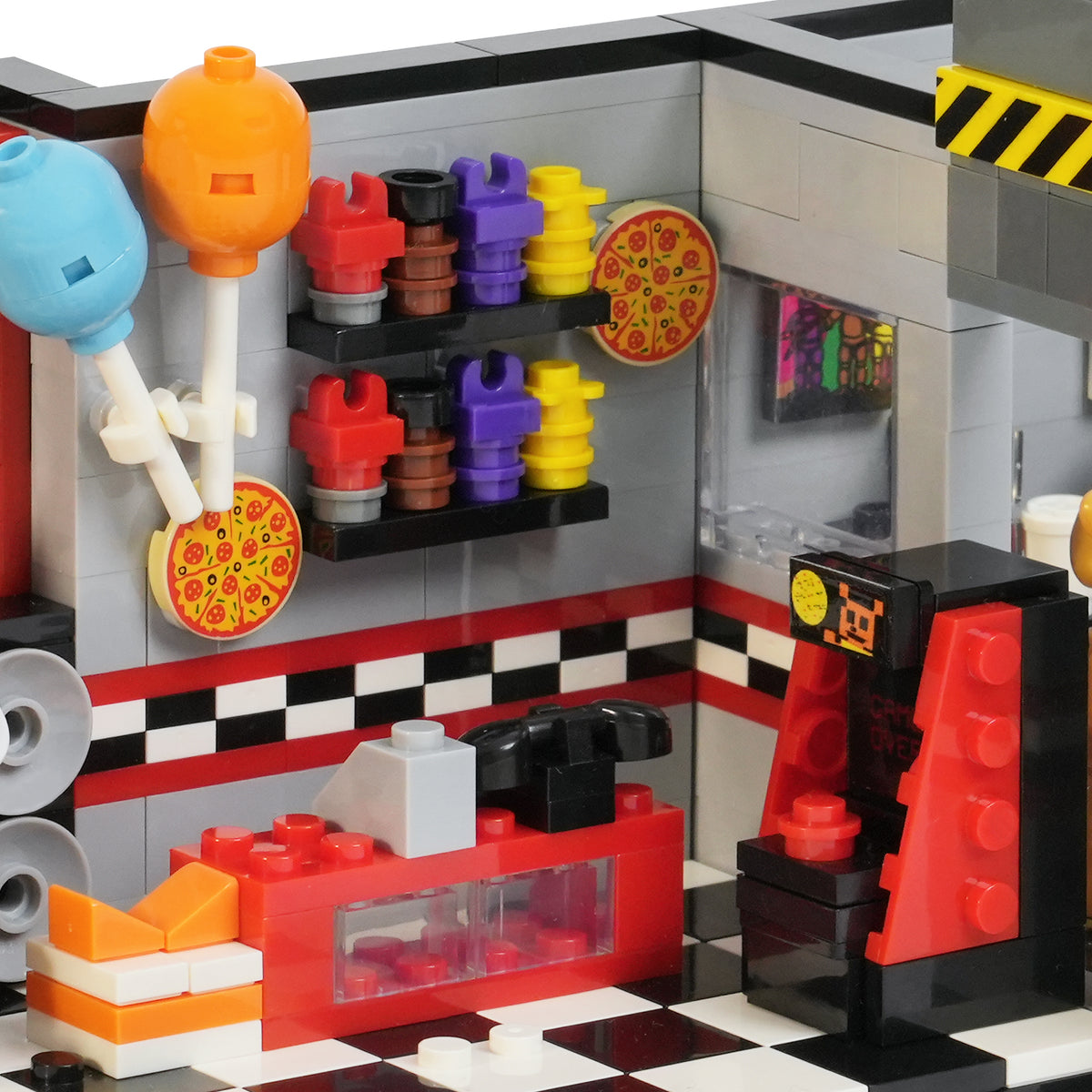 Five Nights at Freddy's Midnight Bear Stage Custom MOC Building Set 1140pcs