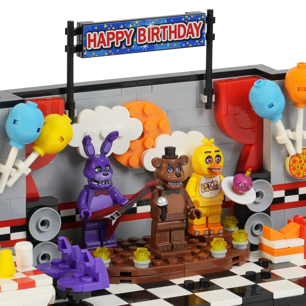 Five Nights at Freddy's Midnight Bear Stage Custom MOC Building Set 1140pcs