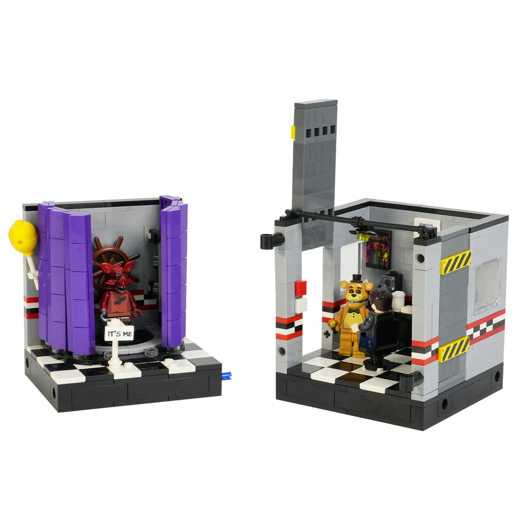 Five Nights at Freddy's Midnight Bear Stage Custom MOC Building Set 1140pcs