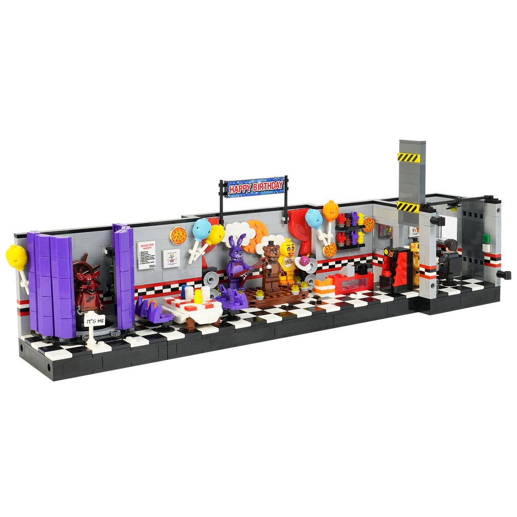 Five Nights at Freddy's Midnight Bear Stage Custom MOC Building Set 1140pcs