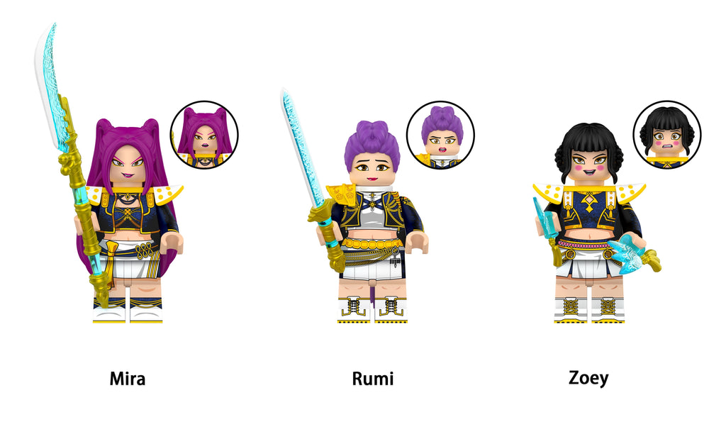 Kpop Demon Hunters Movie Custom Minifigures Set