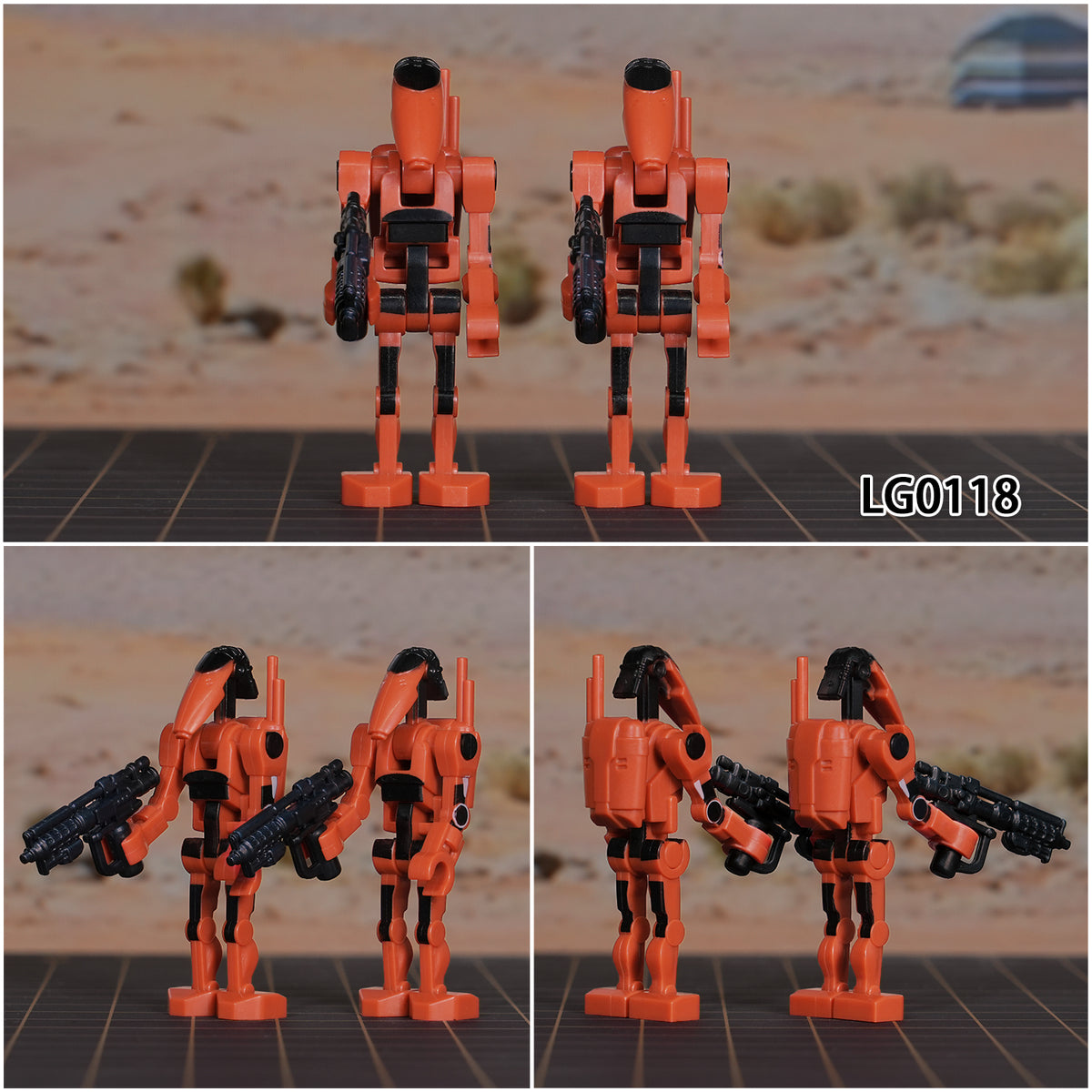 Star Wars B1 Battle Droid with Rotating Arms and Movable Legs Custom Clanker Minifigures LG