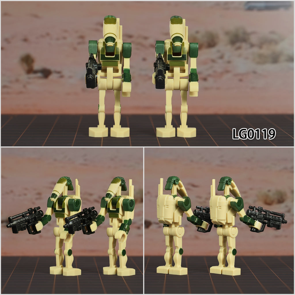 Star Wars B1 Battle Droid with Rotating Arms and Movable Legs Custom Clanker Minifigures LG