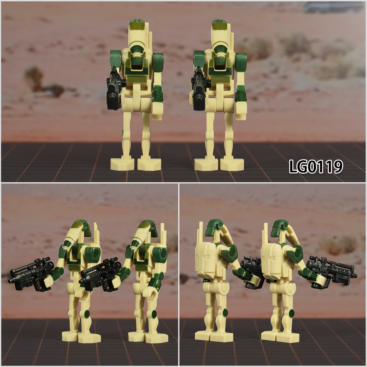 Star Wars B1 Battle Droid with Rotating Arms and Movable Legs Custom Clanker Minifigures LG