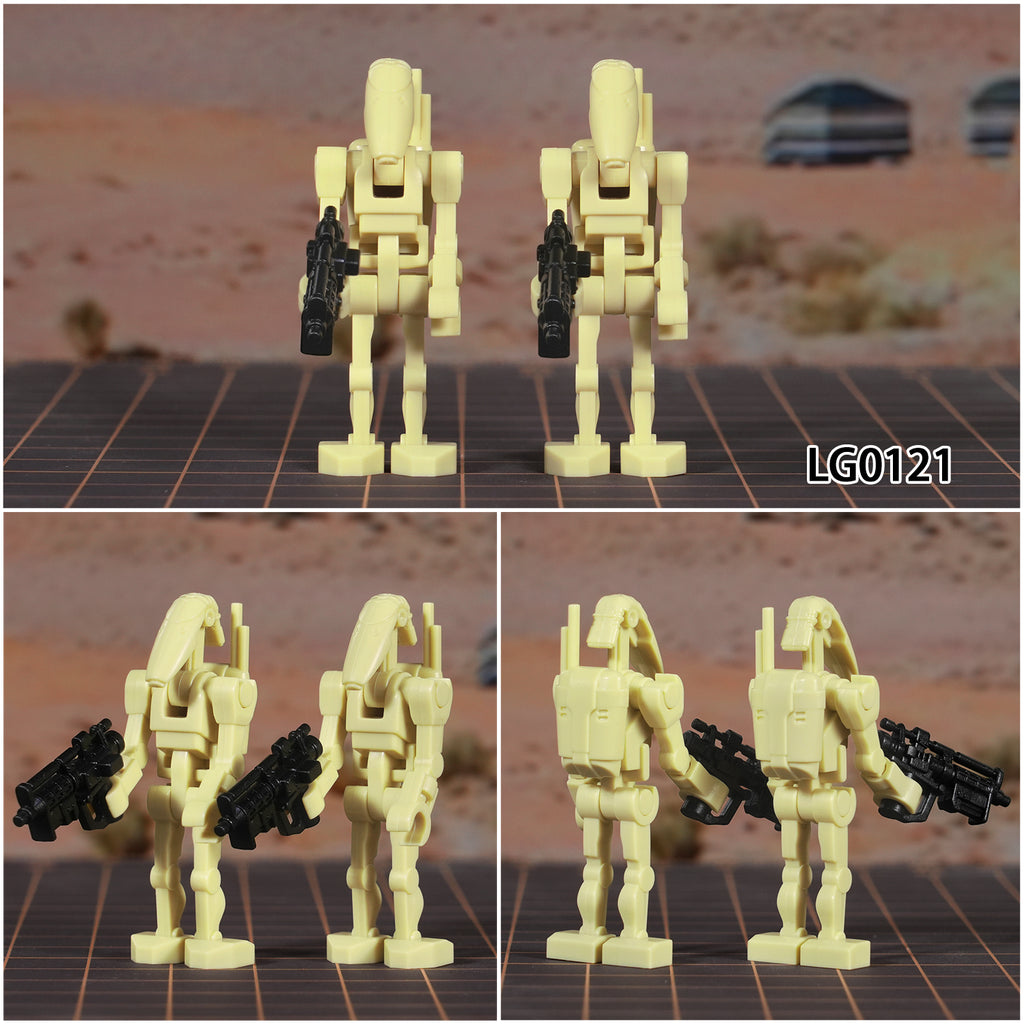 Star Wars B1 Battle Droid with Rotating Arms and Movable Legs Custom Clanker Minifigures LG