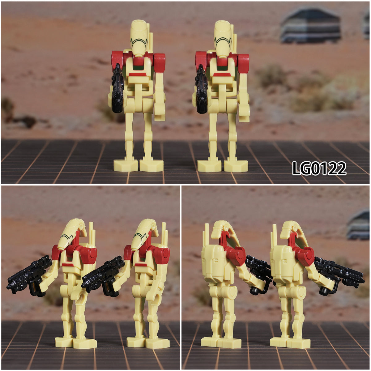 Star Wars B1 Battle Droid with Rotating Arms and Movable Legs Custom Clanker Minifigures LG