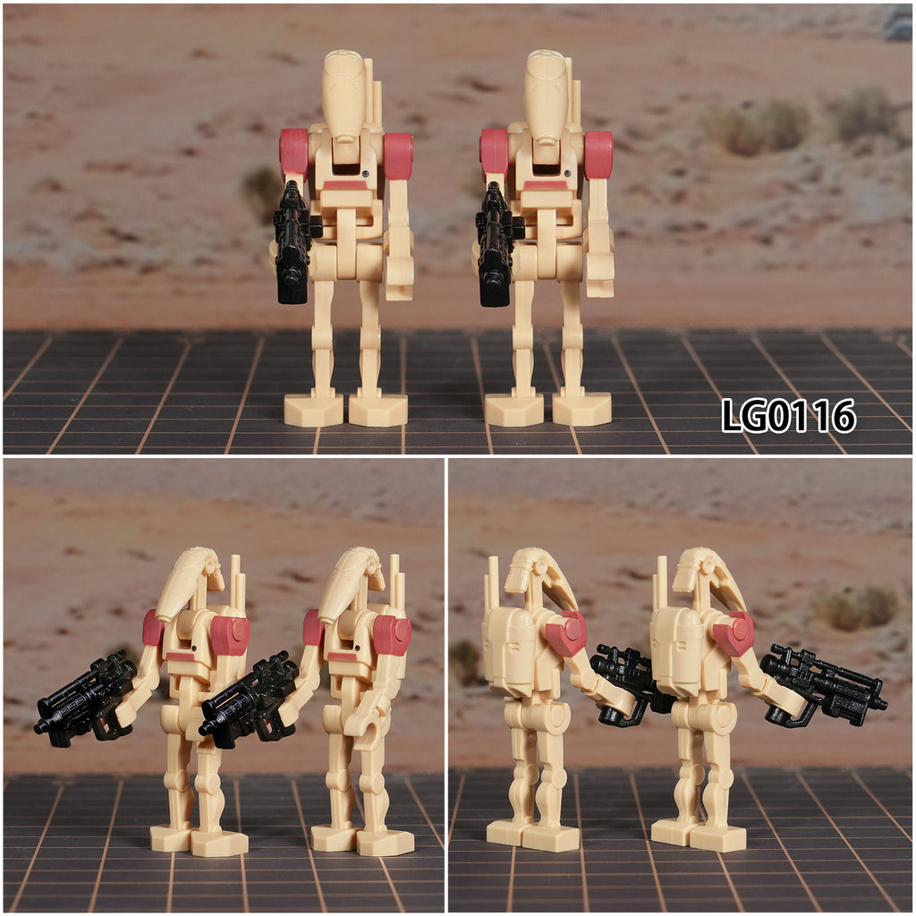 Star Wars B1 Battle Droid with Rotating Arms and Movable Legs Custom Clanker Minifigures LG