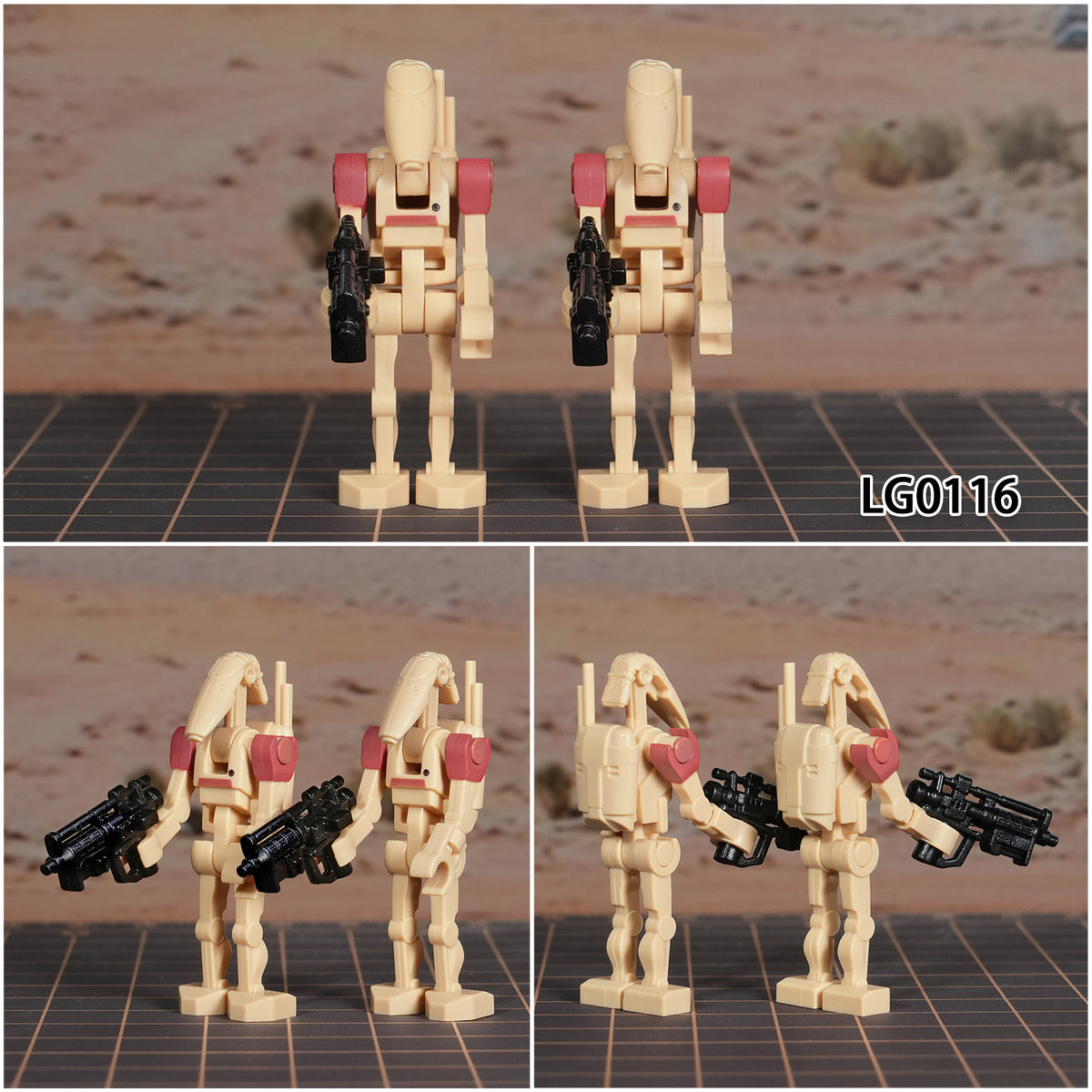 Star Wars B1 Battle Droid with Rotating Arms and Movable Legs Custom Clanker Minifigures LG