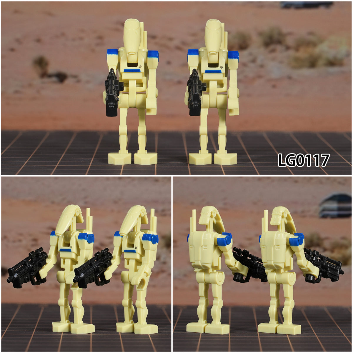 Star Wars B1 Battle Droid with Rotating Arms and Movable Legs Custom Clanker Minifigures LG