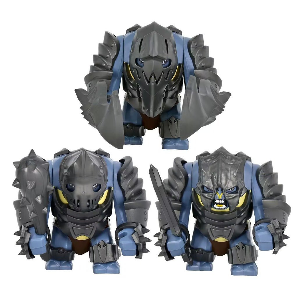 LOTR Armored Trolls Custom Big Figures