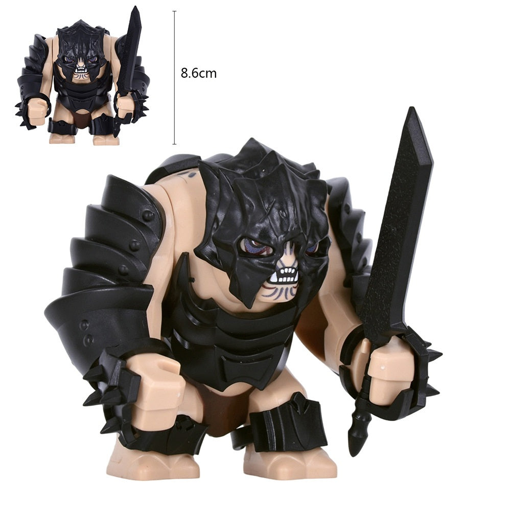 LOTR Armored Trolls Custom Big Figures