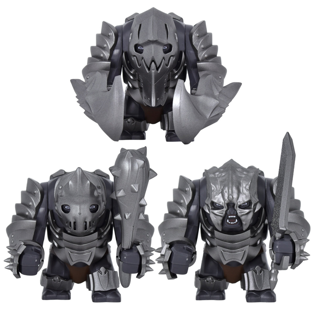 LOTR Armored Trolls Custom Big Figures