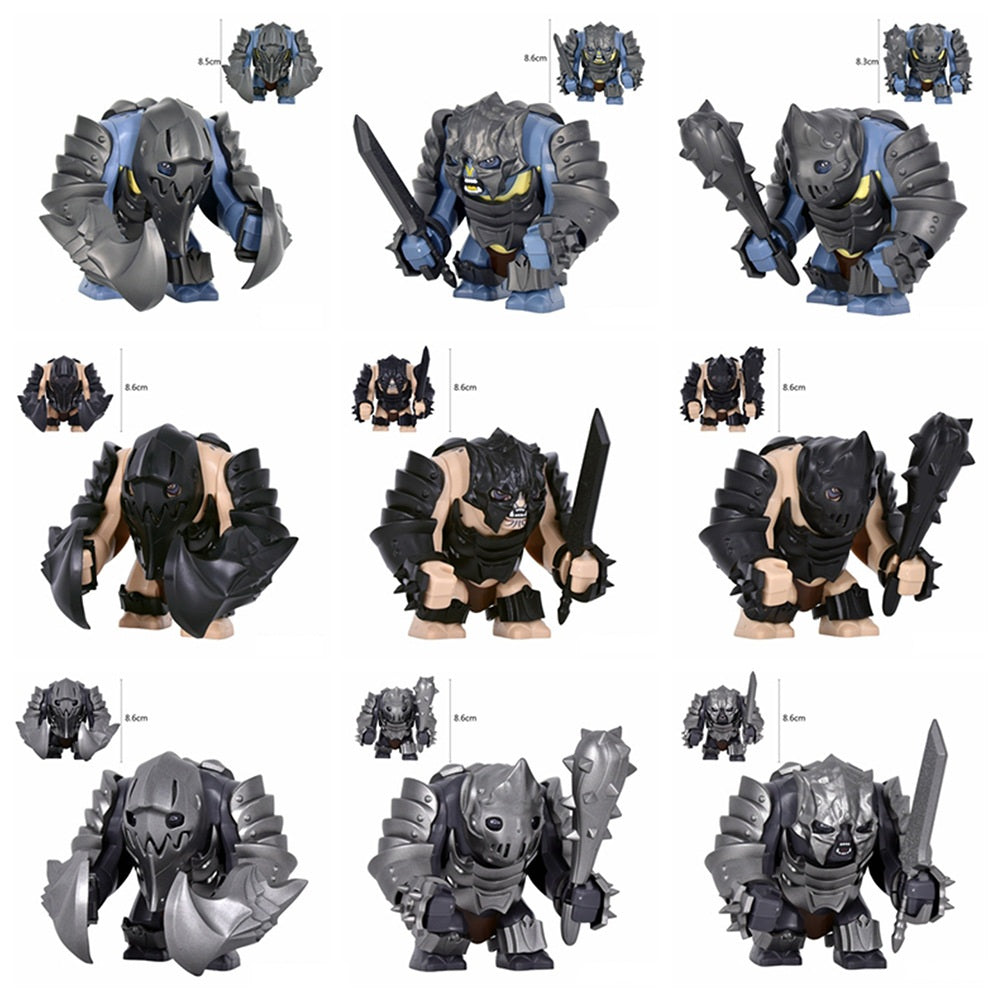 LOTR Armored Trolls Custom Big Figures