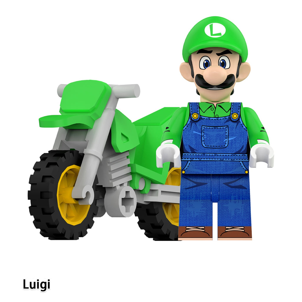 Super Mario Brothers Custom 9 Minifigures Set