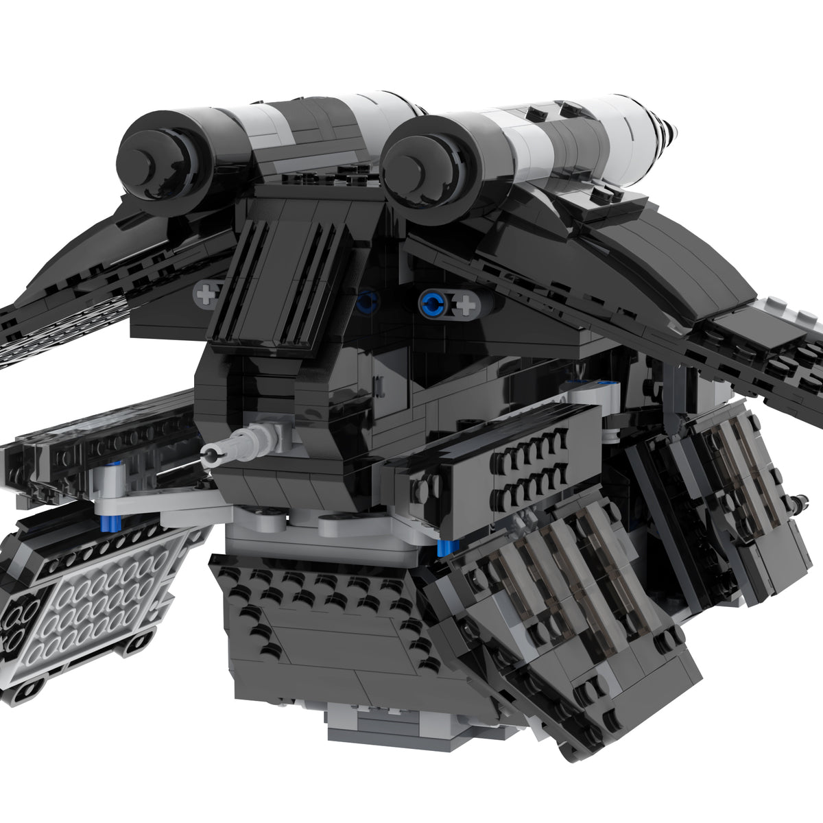 Star Wars Shadow Clone Gunship MOC 1112pcs