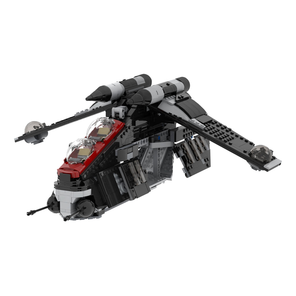 Star Wars Shadow Clone Gunship MOC 1112pcs