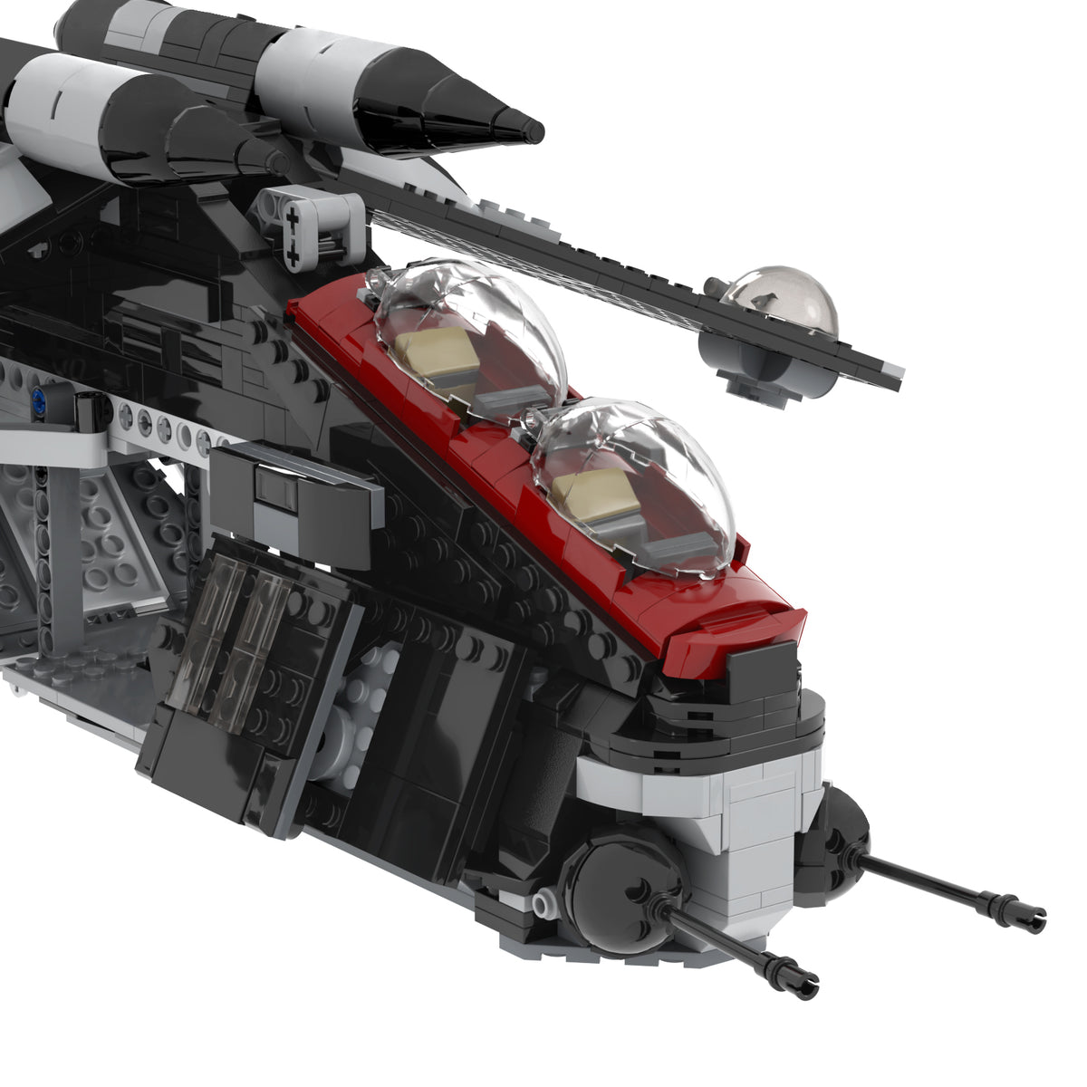Star Wars Shadow Clone Gunship MOC 1112pcs