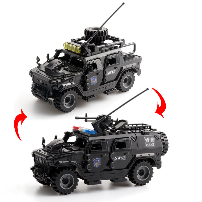 SWAT Team Special Forces 6 Custom Minifigures + Tactical Truck