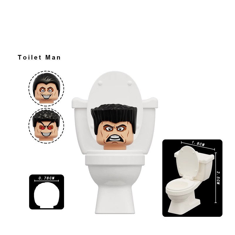 Skibidi Toilet Series Custom Minifigures