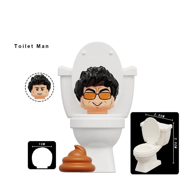 Skibidi Toilet Series Custom Minifigures