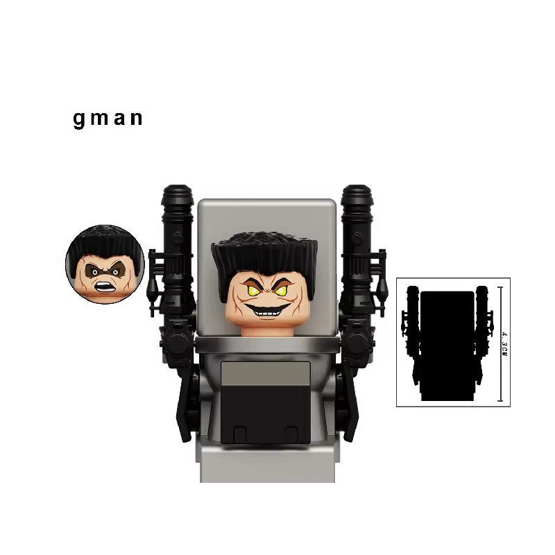 Skibidi Toilet Series Custom Minifigures